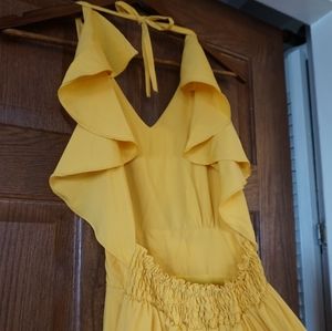 V Neck Bridesmaid Dress